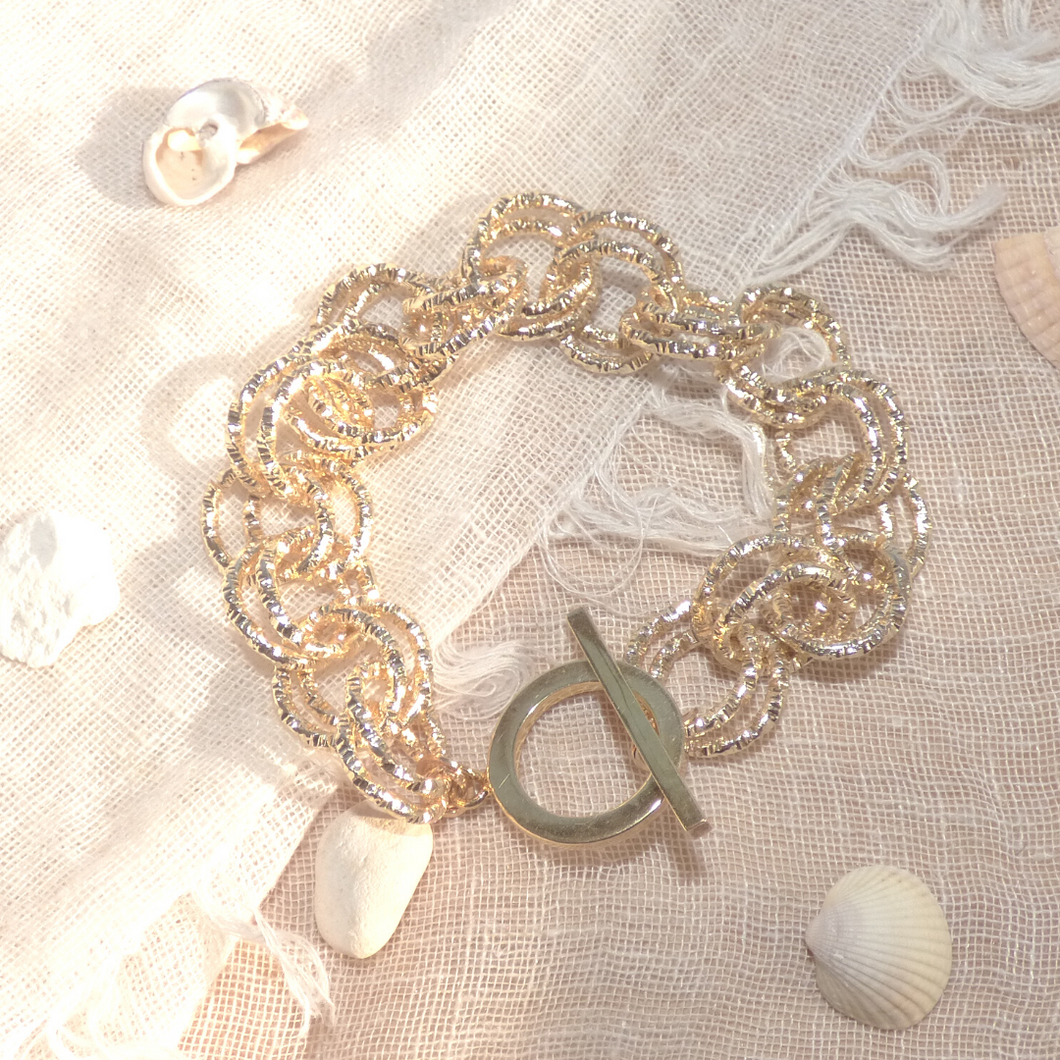 Marielle Bracelette by NOIR Jewellery - Chunky Gold Plated