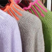 Load image into Gallery viewer, Pop of Colour Stitch Detail Chunky Jumper - Fabulous Colours

